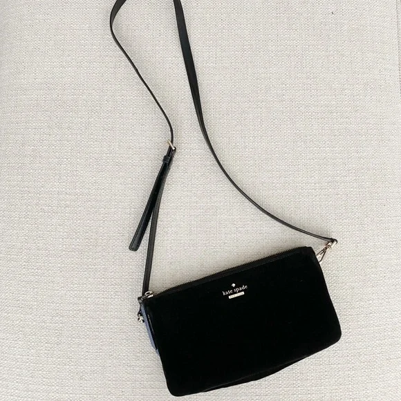 Kate spade velvet discount crossbody